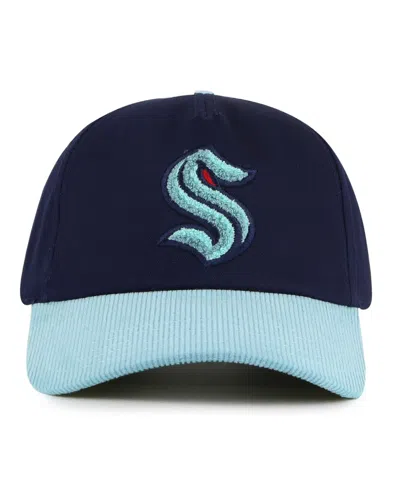 American Needle Men's Light Blue Seattle Kraken Burnett Adjustable Hat