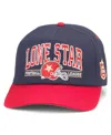 American Needle Men's Navy Lone Star Roscoe Lone Star Football Adjustable Hat In Navy