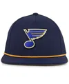 AMERICAN NEEDLE MEN'S NAVY ST. LOUIS BLUES BUXTON PRO TECH ADJUSTABLE HAT