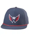 AMERICAN NEEDLE MEN'S NAVY WASHINGTON CAPITALS BUXTON PRO TECH ADJUSTABLE HAT