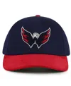 American Needle Men's Navy/red Washington Capitals Burnett Adjustable Hat In Navy,red