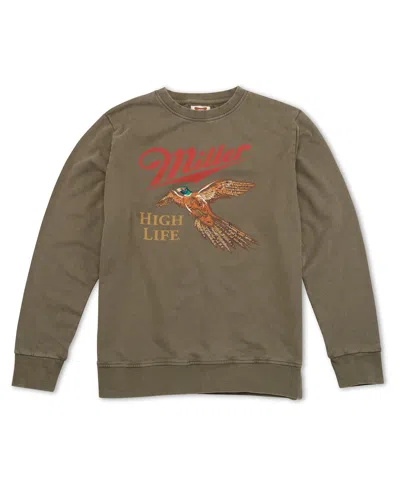 American Needle Men's Olive Miller High Life Sunday Fleece Pullover Sweatshirt