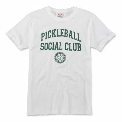 American Needle Men's Pickle Ball Social Club Graphic Tee In White