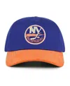American Needle Men's Royal/orange New York Islanders Burnett Adjustable Hat In Royal,orange