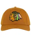 American Needle Men's Tan Chicago Blackhawks Hepcat Washed Twill Adjustable Hat In Tan