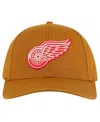 American Needle Men's Tan Detroit Red Wings Hepcat Washed Twill Adjustable Hat In Tan