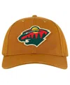 American Needle Men's Tan Minnesota Wild Hepcat Washed Twill Adjustable Hat In Tan