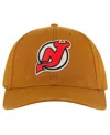 American Needle Men's Tan New Jersey Devils Hepcat Washed Twill Adjustable Hat In Brown