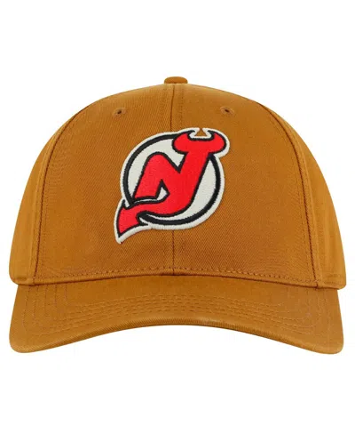 American Needle Men's Tan New Jersey Devils Hepcat Washed Twill Adjustable Hat