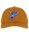 American Needle Men's Tan St. Louis Blues Hepcat Washed Twill Adjustable Hat In Tan