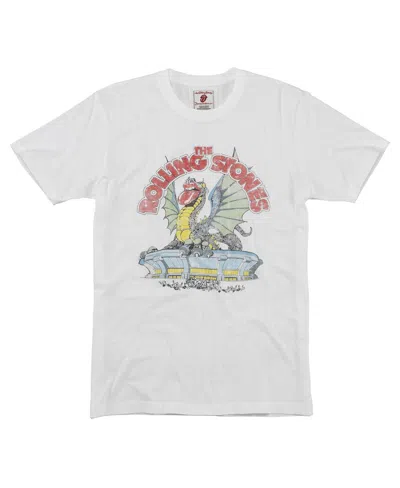 American Needle Men's White Rolling Stones Vin Fade T-shirt