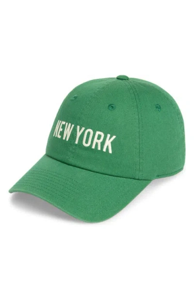 American Needle New York Cotton Baseball Cap In Green