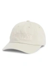 American Needle New York Cotton Baseball Cap In Stone/khaki