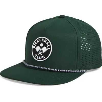 American Needle Pickle Ball Buxton Trucker Hat In Green