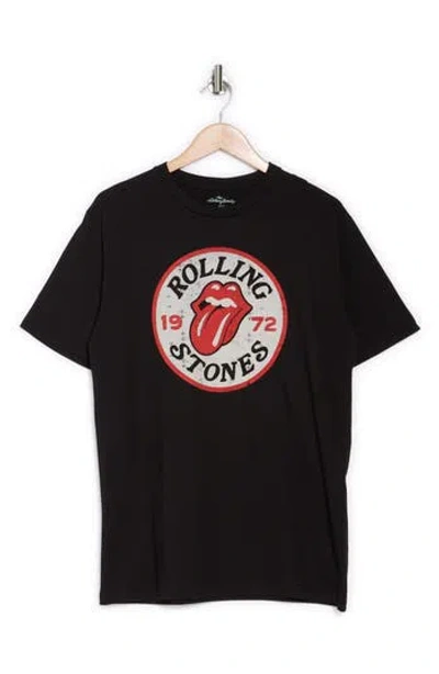 American Needle Rolling Stones Cotton Graphic T-shirt In Black