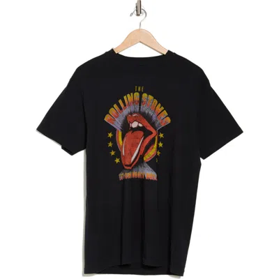 American Needle Rolling Stones Cotton Graphic T-shirt In Black