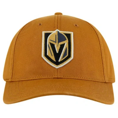 American Needle Tan Vegas Golden Knights Hepcat Washed Twill Adjustable Hat In Brown