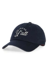 American Needle Texas Cotton Baseball Cap In Navy