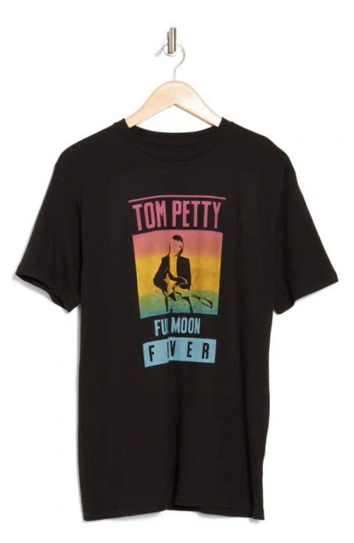American Needle Tom Petty Cotton Graphic T-shirt In Black