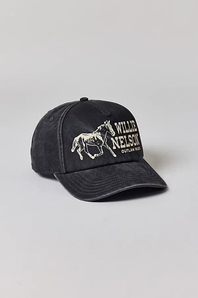 American Needle Willie Nelson Outlaw Snapback Hat In Black, Men's At Urban Outfitters