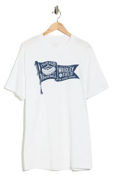 American Needle Wrigley Field Graphic T-shirt In White