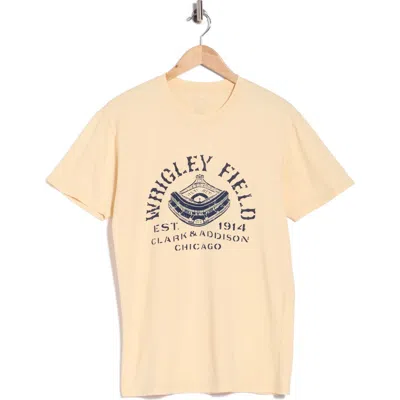 American Needle Wrigley Stadium Graphic T-shirt In Neutral