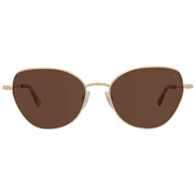 American Optical Brown Cat Eye Ladies Sunglasses Whitney 3 58