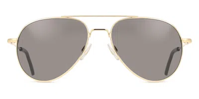 American Optical General 1gyg Men's Sunglasses Gold Size 55
