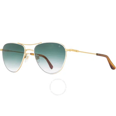 American Optical Green Gradient Pilot Unisex Sunglasses Sebring 3 55