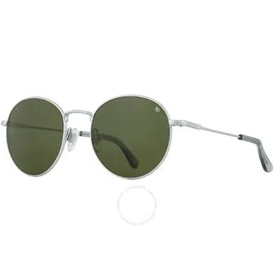American Optical Green Round Unisex Sunglasses Ao-1002 2 51