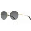 American Optical Grey Round Unisex Sunglasses Ao-1002 1 51