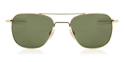 American Optical Original Pilot 1gnn Men's Sunglasses Gold Size 52