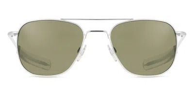 American Optical Original Pilot 2gnn Men's Sunglasses Silver Size 52