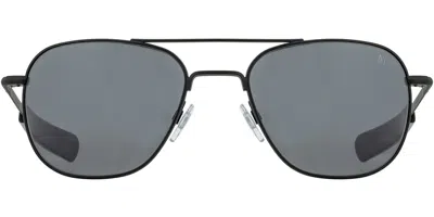 American Optical Original Pilot 3gyg Men's Sunglasses Black Size 52