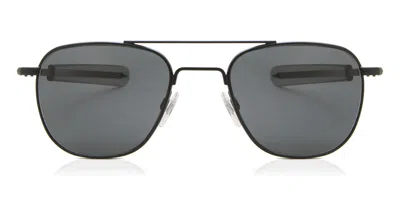 American Optical Original Pilot 3gyn Men's Sunglasses Black Size 52