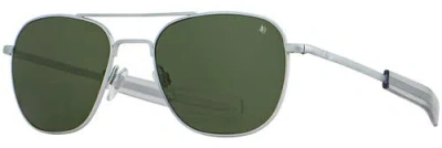 American Optical Original Pilot 55mm Aviator Glass Polarized In Green