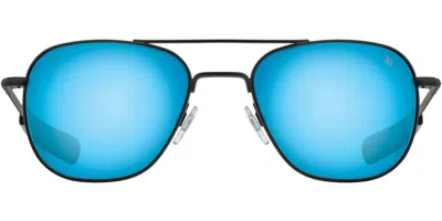 American Optical Original Pilot Polarized 3bmnp Men's Sunglasses Black Size 52