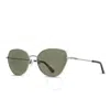 American Optical Polarized Green Cat Eye Ladies Sunglasses Whitney-p 2 58