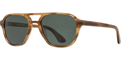 American Optical Racer Polarized 1gnn-p Occhiali Da Sole Marroni Per Uomo In Brown