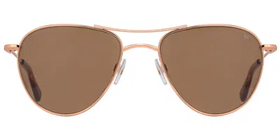 American Optical Sebring 2bnn Women's Sunglasses Gold Size 55