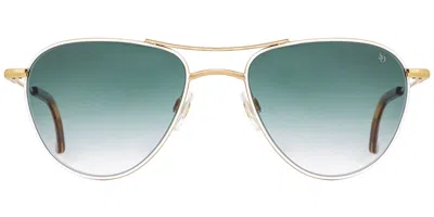 American Optical Sebring Polarized 3egnp Women's Sunglasses White Size 55 In Multi