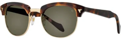American Optical Sirmont 51mm Wayfarer Nylon Polarized In Brown