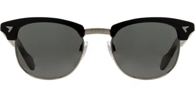 American Optical Sirmont Polarized 1gynp Men's Sunglasses Black Size 53
