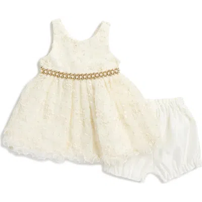 American Princess Babies'  Candlelight Floral Lace Dress & Bloomers