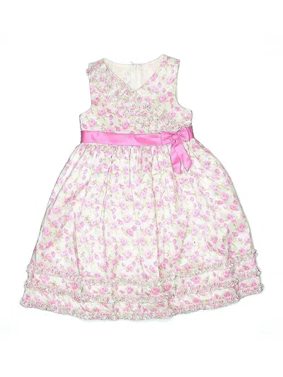 Pre-owned American Princess Kids' Dress In Pink