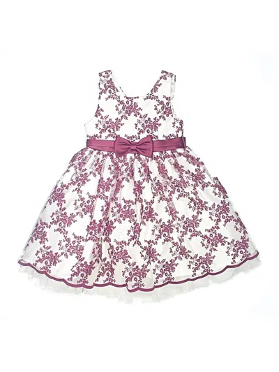 Pre-owned American Princess Kids' Dress In Purple