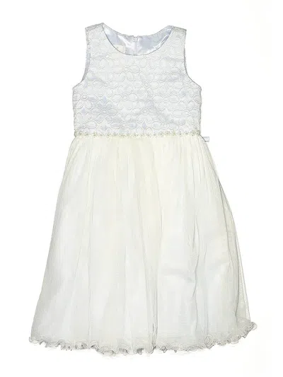 Pre-owned American Princess Kids' Dress In White