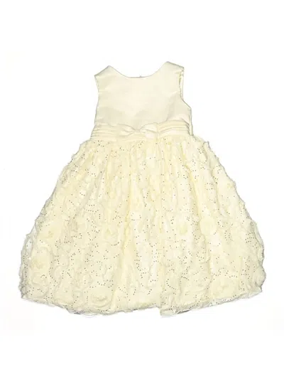 Pre-owned American Princess Kids' Dress In White