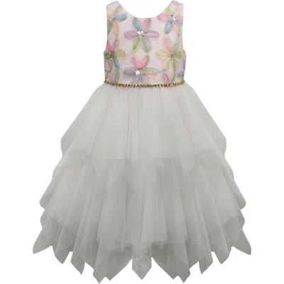 American Princess Kids'  Floral Tulle Party Dress
