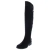 American Rag Adarra Womens Buckle Stacked Heel Over-the-knee Boots In Multi